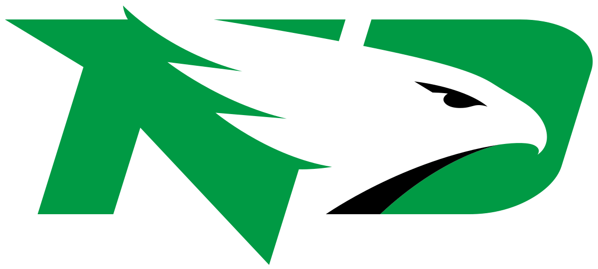 Hawks Volleyball Logo - North Dakota Fighting Hawks