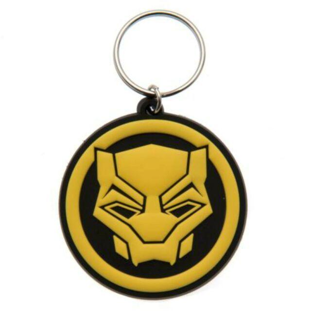 Yellow Panther Logo - Black Panther Keyring Marvel Comics Superhero Keychain Gift Official ...