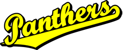 Yellow Panther Logo - Team Pride: Panthers team script logo