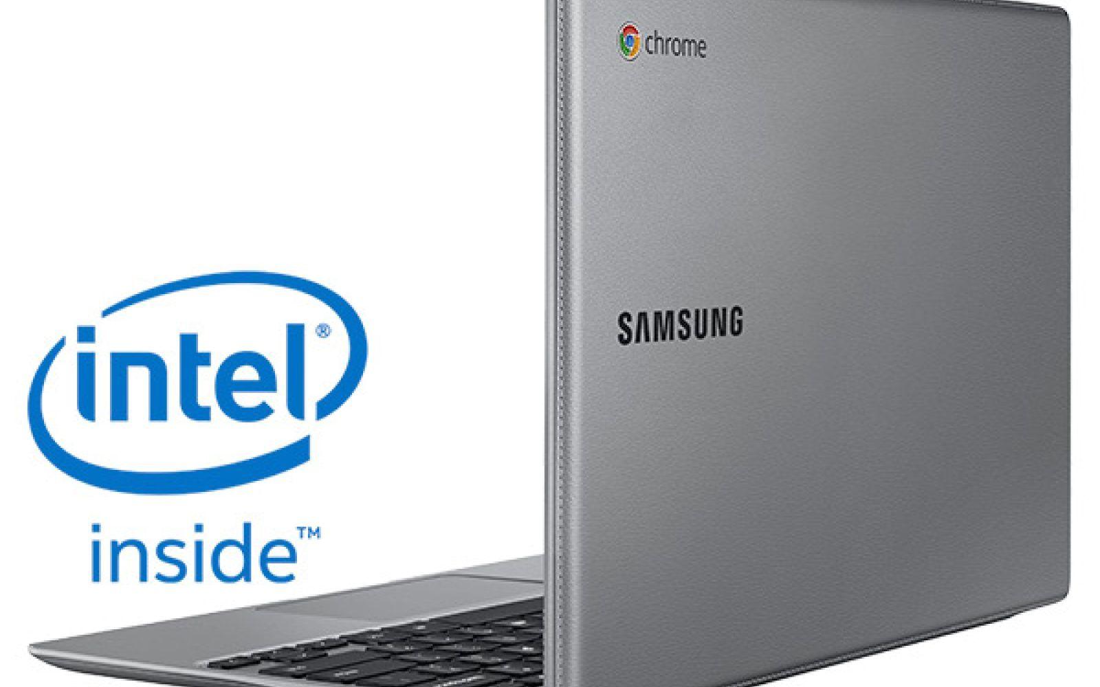 Intel Chromebook Logo - Samsung refreshes its Chromebook 2 with an Intel Celeron processor ...