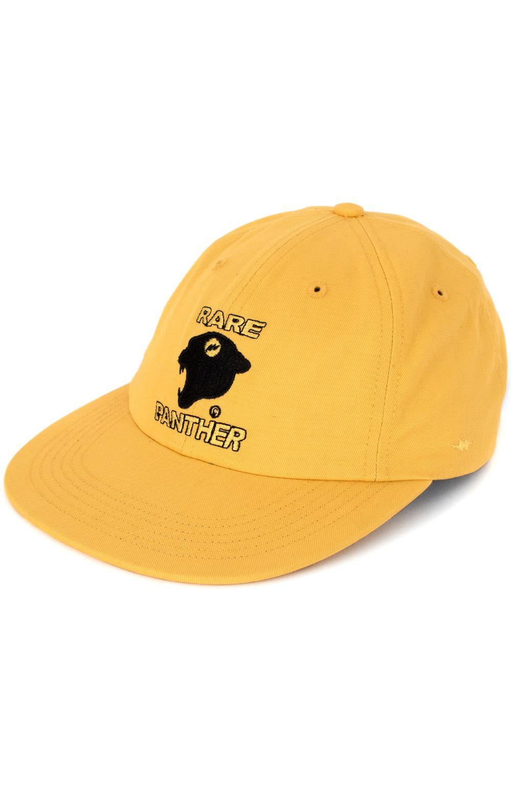 Yellow Panther Logo - Rare Panther, Logo Strap-Back Hat - Yellow | MLTD