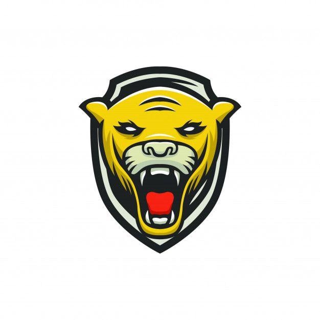Yellow Panther Logo - Panther logo mascot design Vector | Premium Download