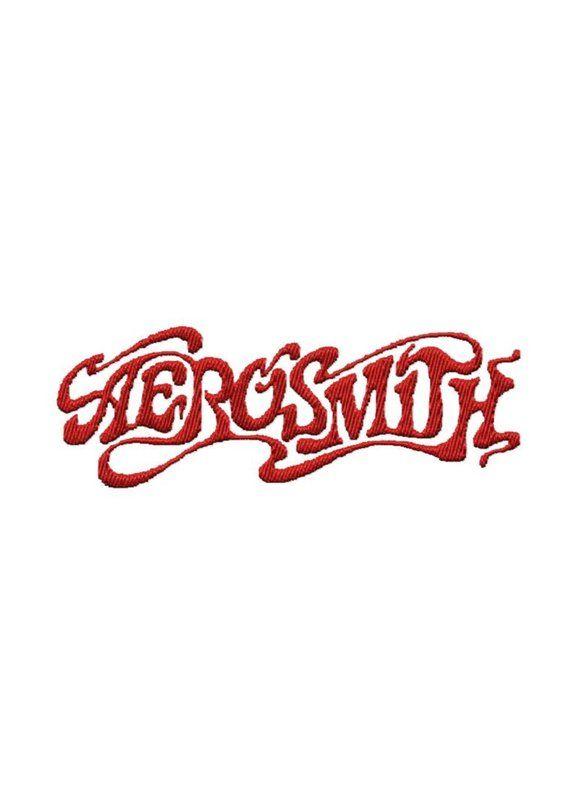 Aerosmith Logo - Aerosmith Logo 3 sizes Solid Fill Machine Embroidery DESIGN | Etsy
