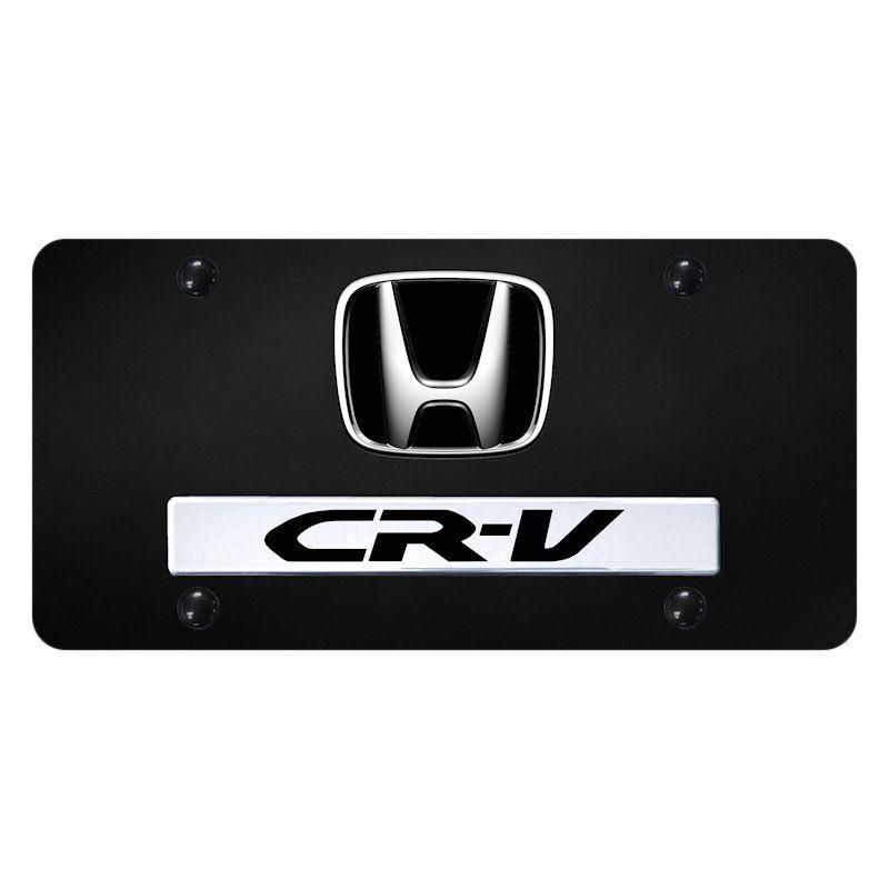 Honda CR-V Logo - honda crv logo autogold license plate with 3d cr v logo and honda ...