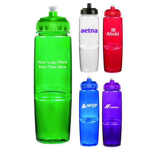 Red Green Twist Logo - 24 Oz Customized Poly-Saver Twist Bottle - 5 Colors: Available ...