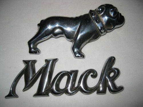 Mack Emblem Logo - Vintage Metal Mack Truck Chrome Emblems. Mack Trucks. Trucks, Mack