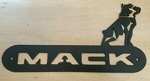 Mack Emblem Logo - Mack trucks emblem logo bulldog metal wall art plasma cut decor | eBay