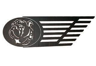 Mack Emblem Logo - Wing Bulldog Emblem Accent with Bulldog EmblemCut Outs, Cut Outs