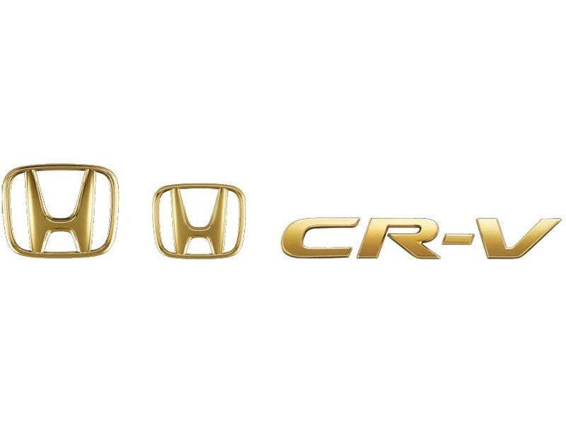Honda CR-V Logo - NEW] JDM Honda CR-V RW Gold Emblem Modulo Genuine OEM