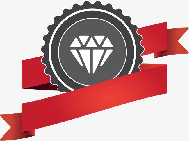 Is That Red Diamond Logo - Red Diamond Medal, Diamond Clipart, Red Medal, Concise Logo PNG ...