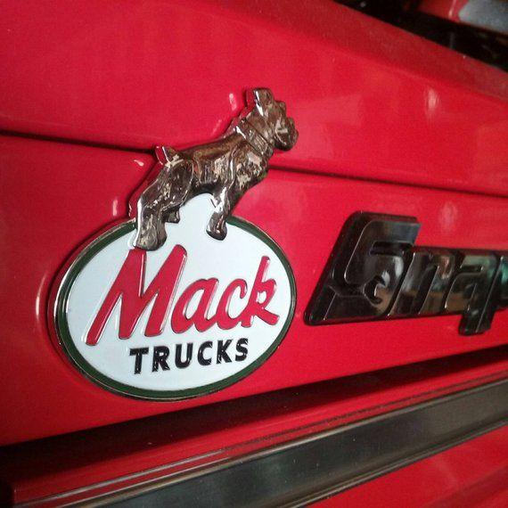 Mack Emblem Logo - Mack Truck emblem toolbox/refrigerator magnets | Etsy