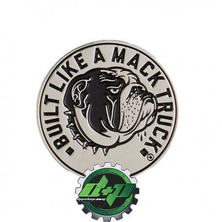 Mack Dog Logo - Bulldog Built Like a MACK lapel pin emblem diesel truck trucker gear ...