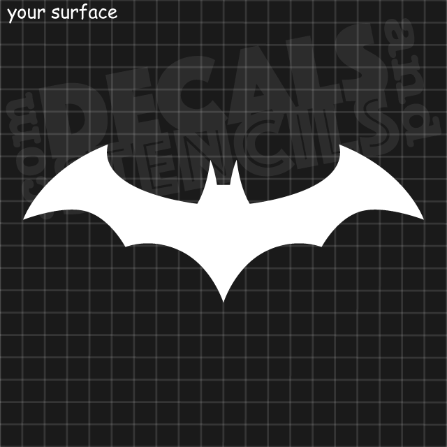 Batman Arkham Asylum Batman Logo - Batman Arkham Asylum Symbol - 1 Color Decal