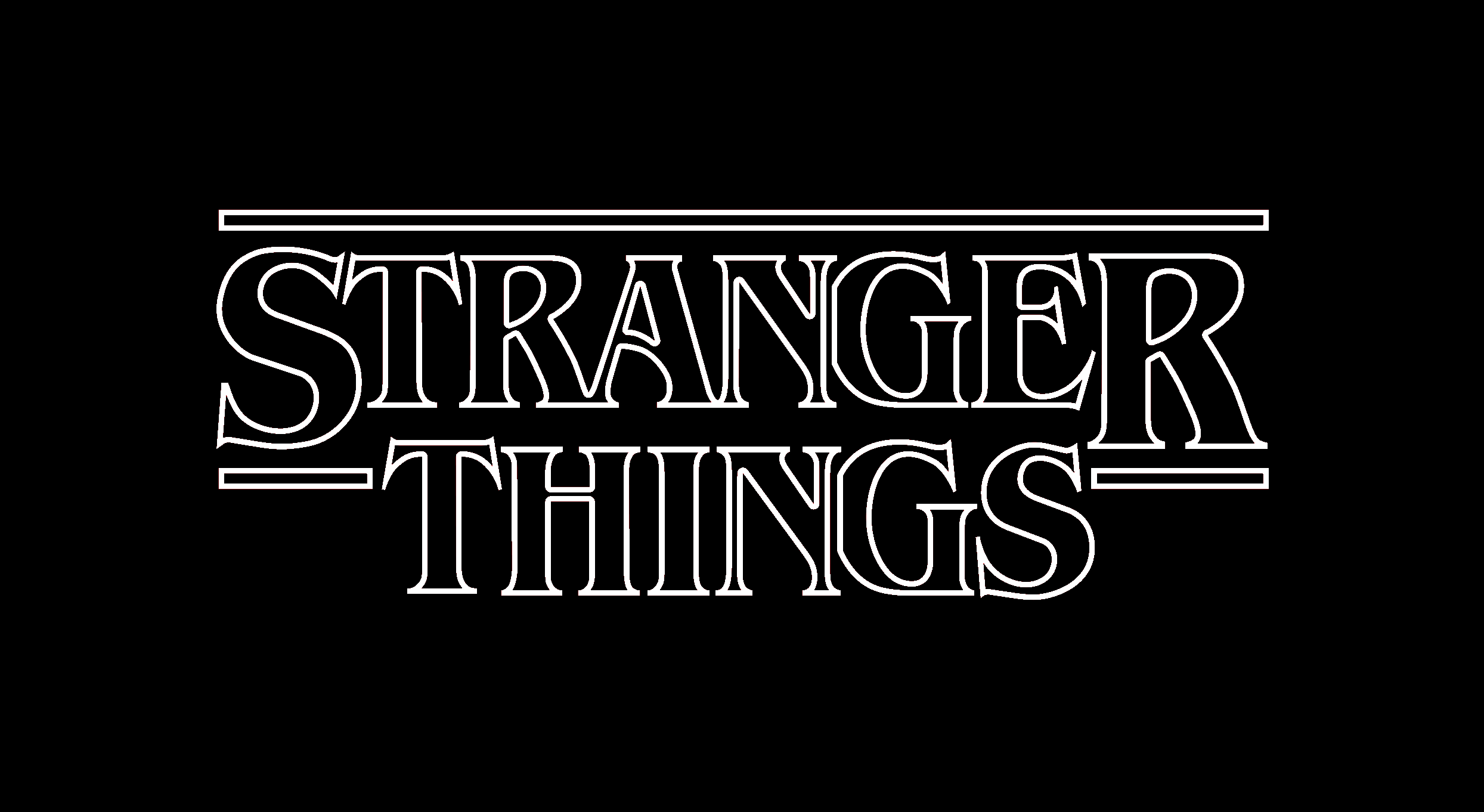 Stranger Things Logo - O Stranger Things logo use with a vinyl cutter