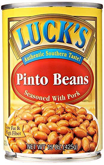 Lucks Beans Logo - Amazon.com : LUCKS Seasoned W Pork Pinto Beans, 15 Ounce : Canned