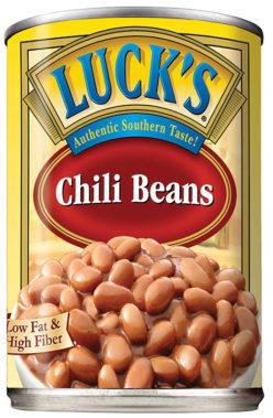 Lucks Beans Logo - Chili Beans (15oz) - Luck's Foods