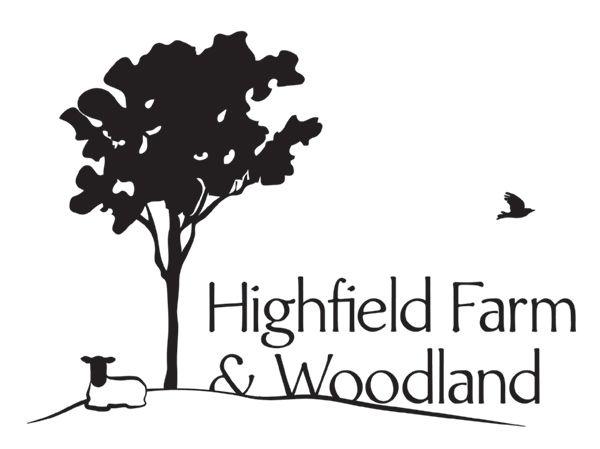 Black and White Tree Logo - Highfield Farm & Woodland