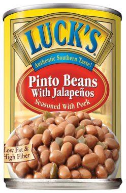 Lucks Beans Logo - Pinto Beans with Jalapeños's Foods