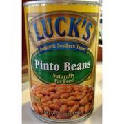 Lucks Beans Logo - Lucks Pinto Beans, Naturally Fat Free: Calories, Nutrition Analysis ...