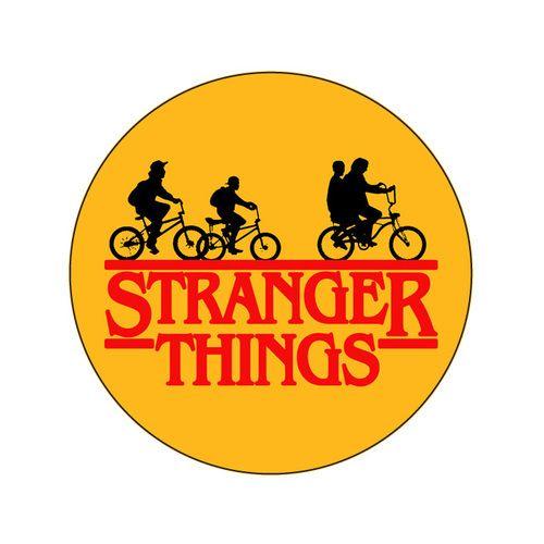 Stranger Things Logo - Stranger Things Logo Button Badge