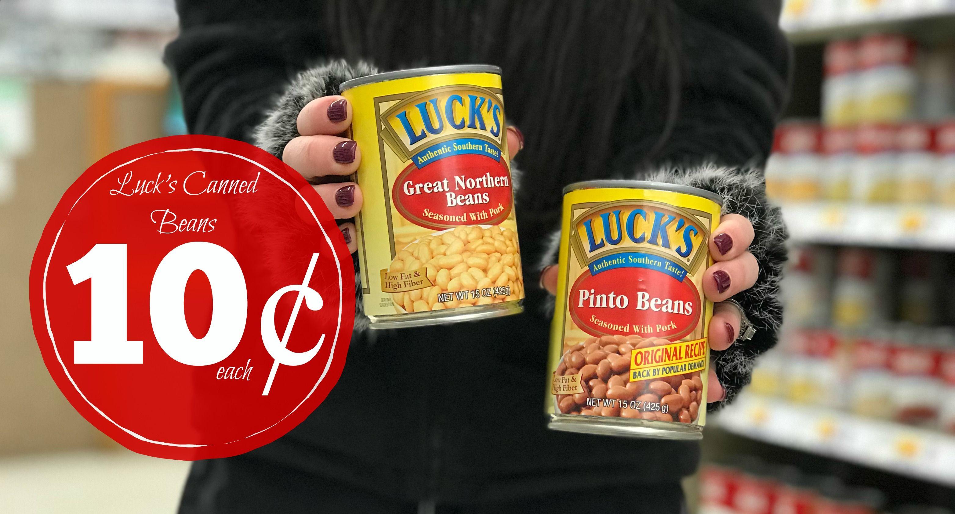 Lucks Beans Logo - Grab Luck's Canned Beans for as low as $0.10 each at Kroger ...