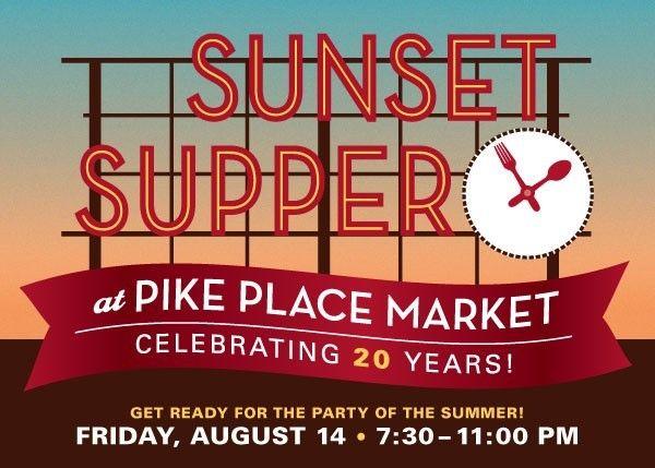 Pike Square Logo - 20th Annual Sunset Supper at Pike Place Market at Pike Place Market