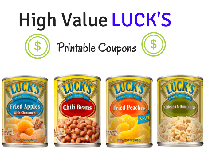 Lucks Beans Logo - lucks | My Sweet Savings