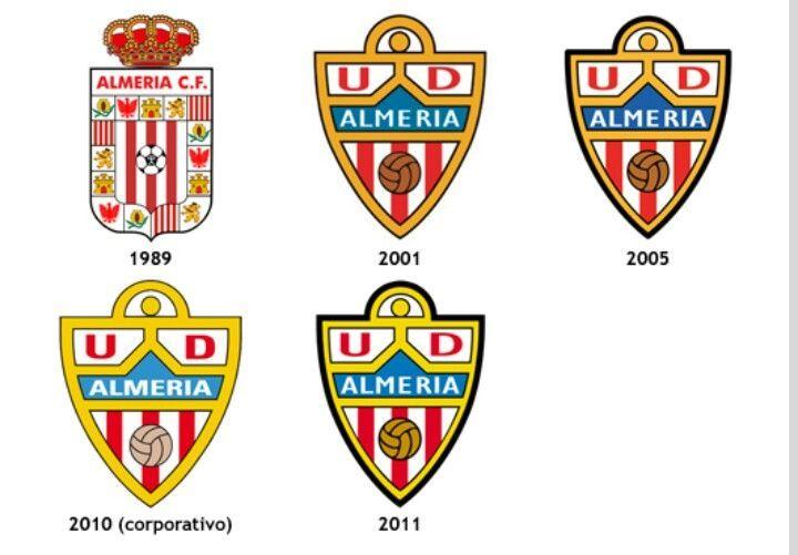 Old Ud Logo - UD Almería. Football Club Badge Evolution. Football