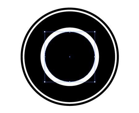 Black C in Circle Logo - How To Create a Retro Badge/Emblem Style Logo