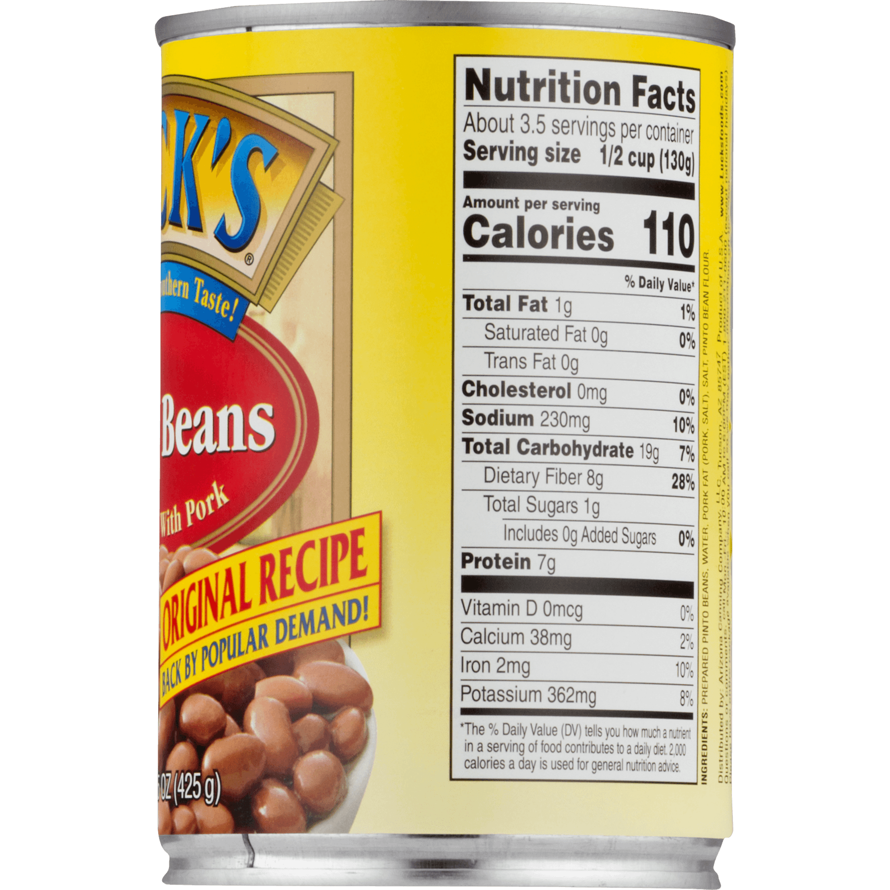 Lucks Beans Logo - Lucks Seasoned Pinto Beans With Pork, 15 oz - Walmart.com