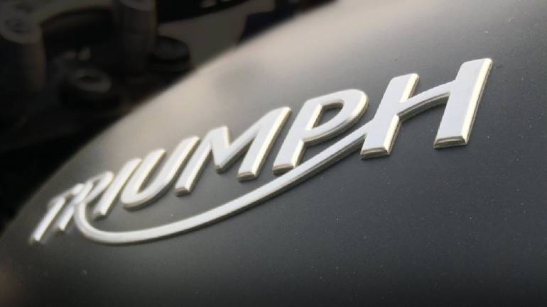New Triumph Logo - All New Triumph Daytona Spied Testing In Spain; Gets Street Triple's