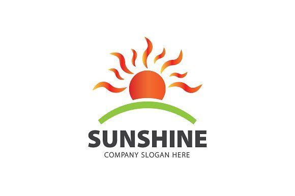 Sunshine Logo - Sun / Sunshine Logo Logo Templates Creative Market