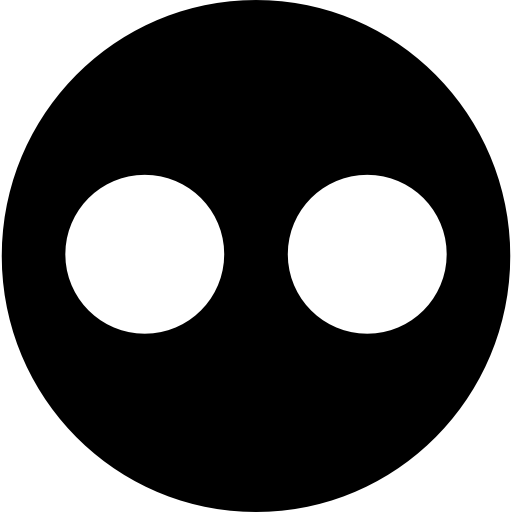Black Circular Logo - Flickr circular logo Icon