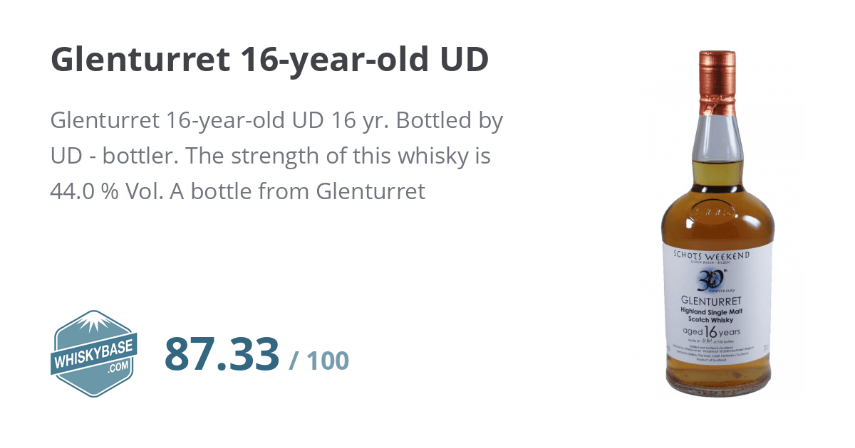 Old Ud Logo - Glenturret 16-year-old UD - Ratings and reviews - Whiskybase