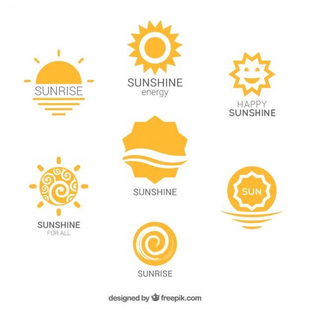 Sun Logo - Variety of sun logos Vector | Free Download