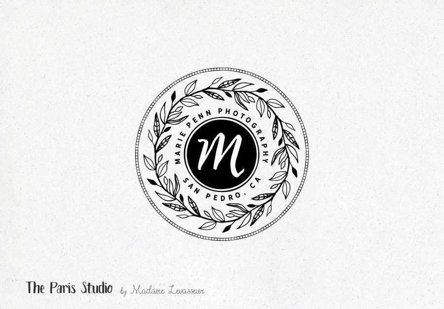 Black Circular Logo - Vintage Badge Style Circular Logo Design by Madame Levasseur, The ...