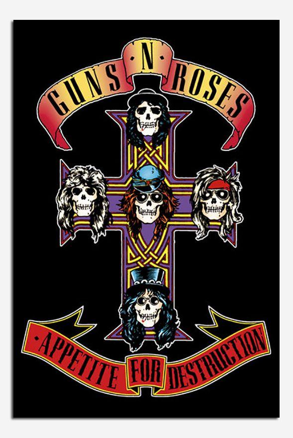 Guns and Roses Appetite for Destruction Logo - Guns N Roses Appetite For Destruction Poster New - Maxi Size 36 x 24 ...