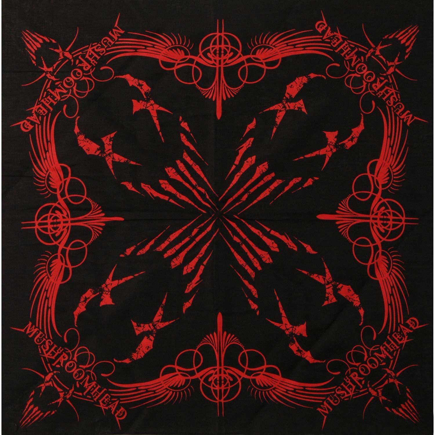 Mushroomhead Logo - Mushroomhead Logo Red On Black Bandana - Rockabilia