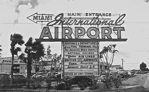 Miami International Airport Logo - Miami International Airport. vintage travel. Miami