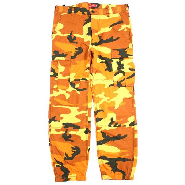 Orange Camo Supreme Logo - stay246: SUPREME (shupurimu) 15 SS Cargo pant Camo pattern pants