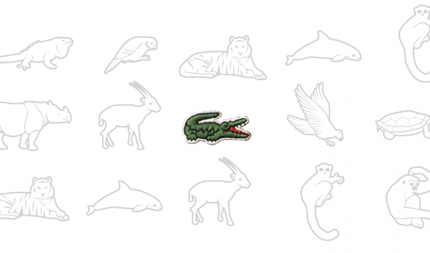 French Crocodile Logo - Lacoste Changes Crocodile Logo with Icons of Endangered Species – RS ...