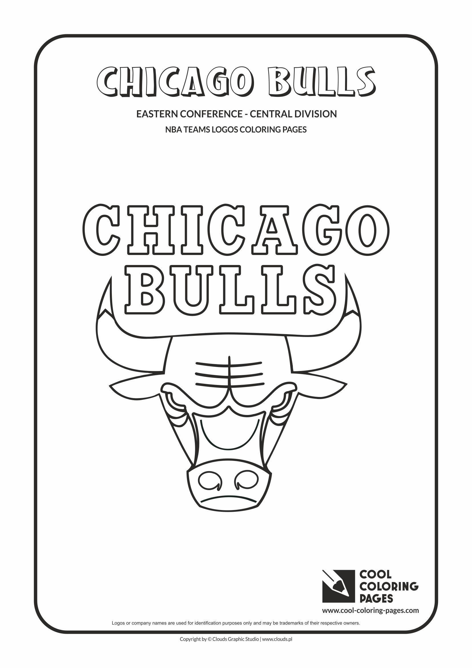 Cool Basketball Team Logo - Cool Coloring Pages - NBA Teams Logos / Chicago Bulls logo ...