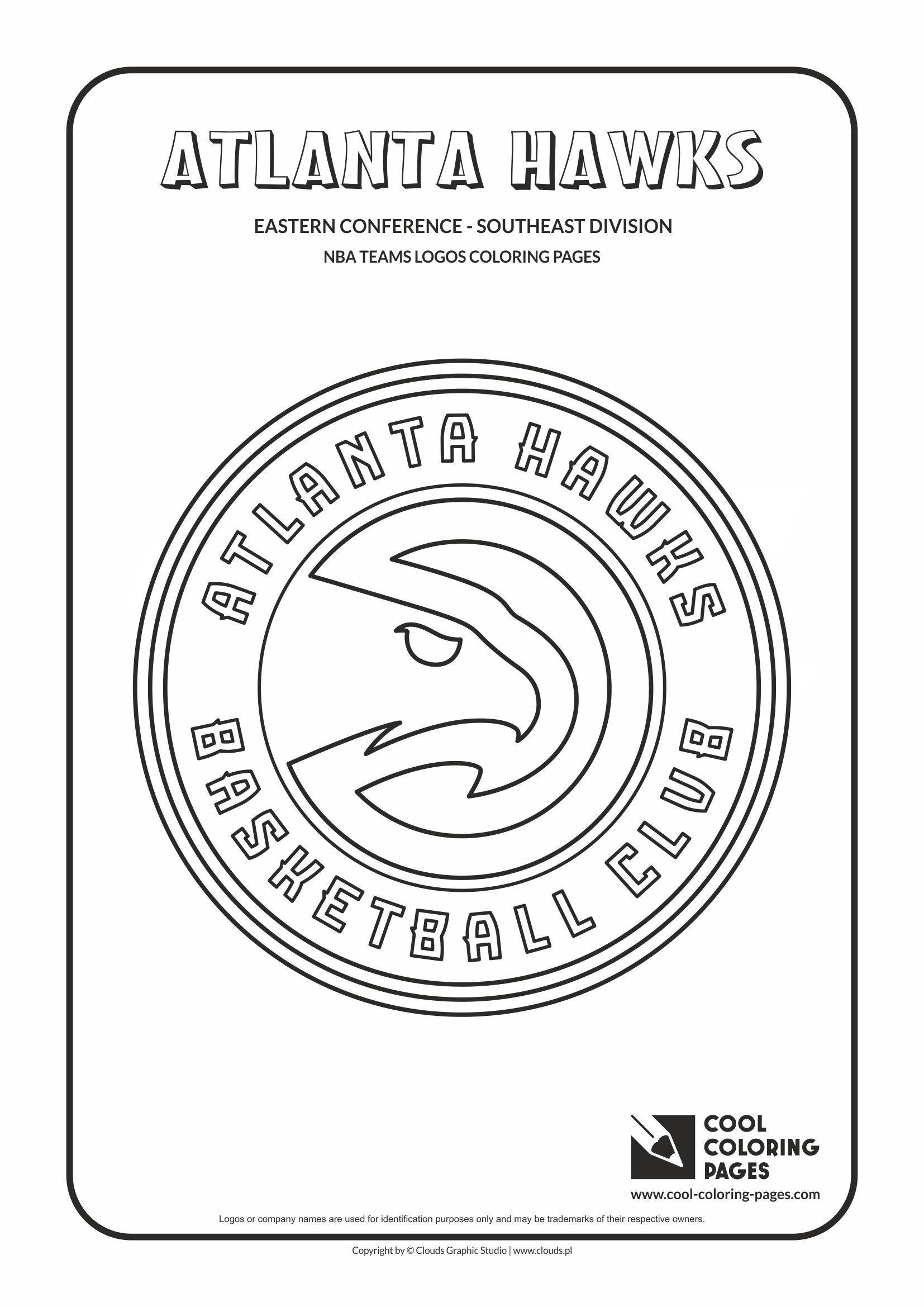 Cool Basketball Team Logo - Cool Coloring Pages - NBA Basketball Clubs Logos - Easter Conference ...