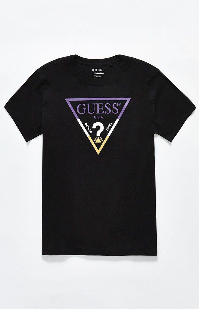 Multi Color U Logo - Guess Multicolor Logo T-Shirt | PacSun