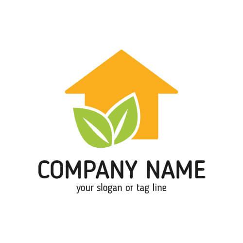 Real Estate Company Logo - Eco Real Estate company logo templates Vector