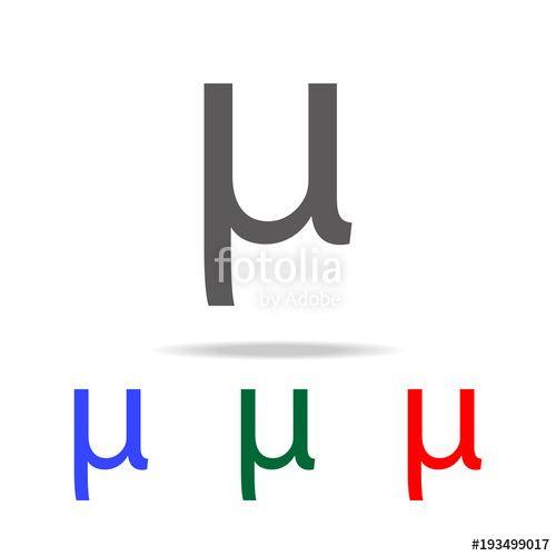 Multi Color U Logo - u letter icon. Elements in multi colored icons for mobile concept