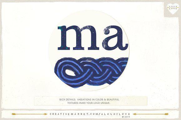 Nautical Logo - Marina: A Nautical Logo ~ Logo Templates ~ Creative Market