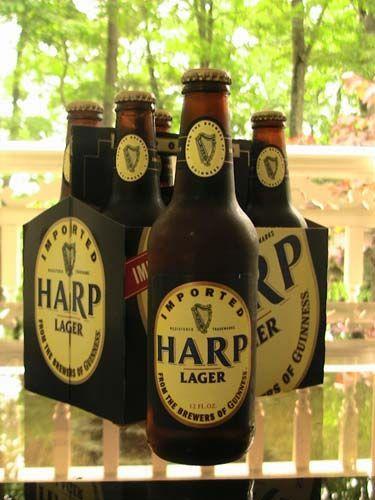 Classic Harp Beer Logo - Always like my Harp, when I can find it in Ireland that is! Seems to ...
