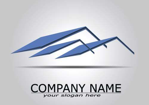 Real Estate Company Logo - Real estate company logos vectors 05 free download