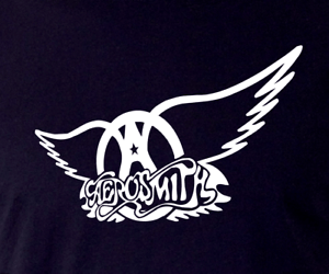 Aerosmith Logo - AEROSMITH BAND SLANT WING LOGO UnOfficial Fan T-Shirt / Great ...